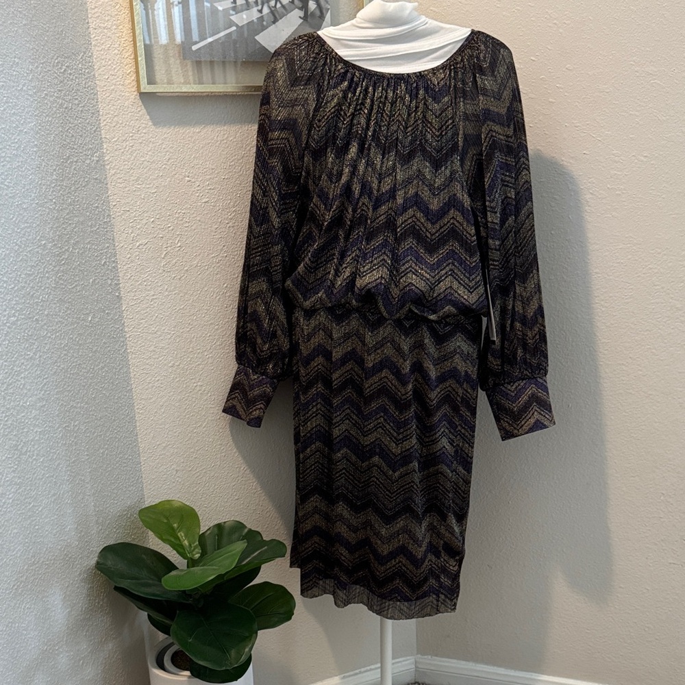 Chevron Patterned Dress